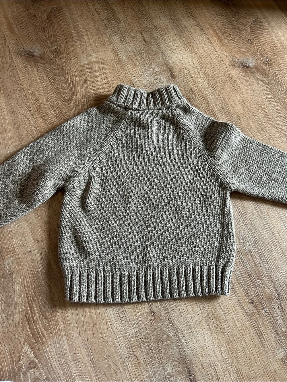 Gymboree Neutral Cream Half-Zip Knit Sweater